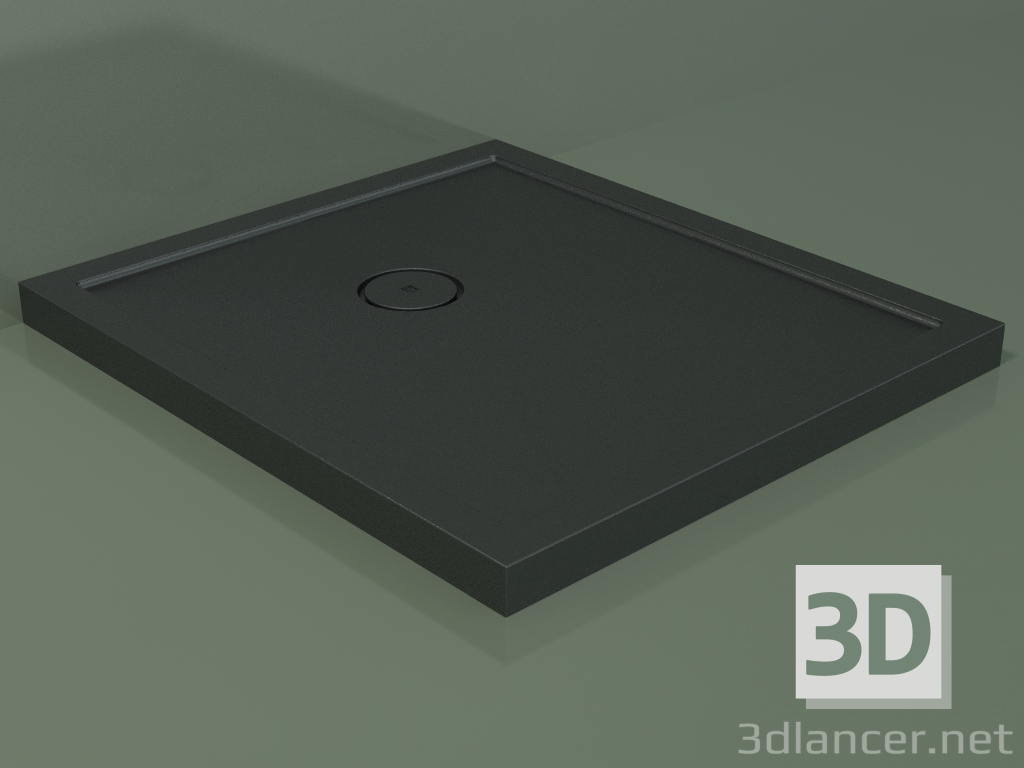 3d model Shower tray Medio (30UM0137, Deep Nocturne C38, 80x90 cm) - preview