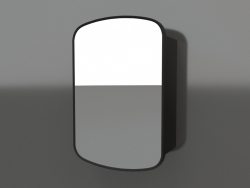 Miroir ZL 17 (460x200x695, bois noir)