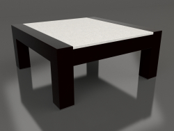 Side table (Black, DEKTON Sirocco)