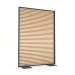 3d model Partition made of artificial wood and aluminum 120x170 (Roble golden, Gray blue) - preview
