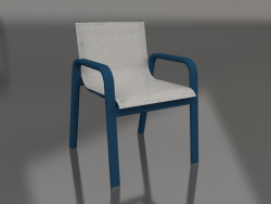 Обеденное клубное кресло (Grey blue)