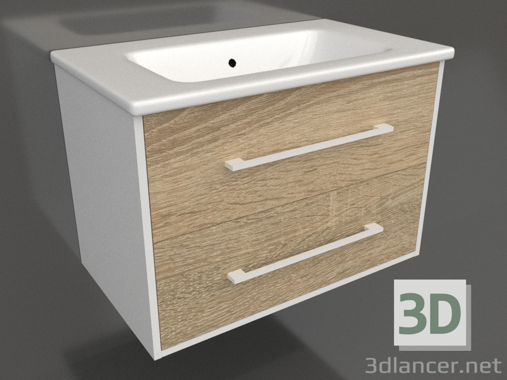 3D Modell Hängeschrank 80 cm (Mai.01.08) - Vorschau