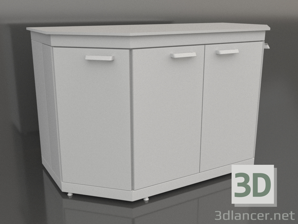Modelo 3d Mesa lateral 1500 SLT 900 - preview Modelo 3d Mesa lateral 1500 SLT 900 - preview