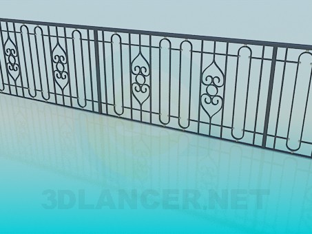 3d модель Перила – превью 3d модель Перила – превью