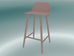 Chaise de bar Nerd (65 cm, Rose)