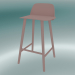 Modelo 3d Cadeira de bar Nerd (65 cm, Rosa) - preview
