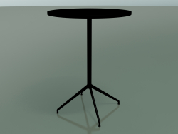 Table ronde 5718, 5735 (H 104,5 - Ø79 cm, Noir, V39)