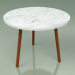 3d model Coffee table 013 (Metal Rust, Carrara Marble) - preview