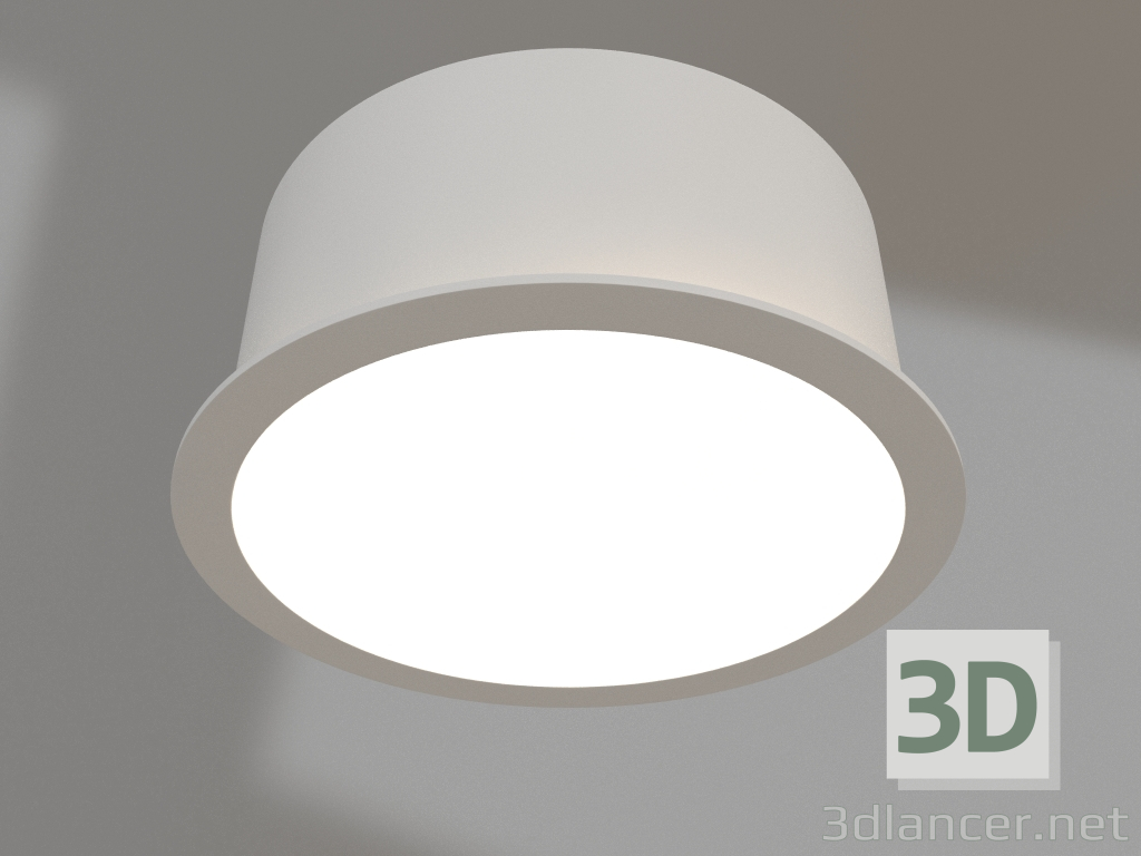 3d model Lámpara MS-DROP-BUILT-R158-30W Day4000 (WH, 90 grados, 230V) - vista previa