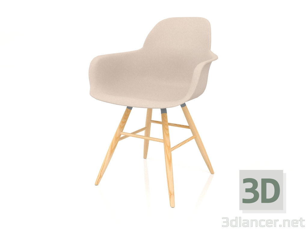 3d model Armchair Albert Kuip (Taupe) - preview