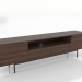 modèle 3D Meuble TV LARGE OPEN 2 2000 mm (noyer foncé) - preview