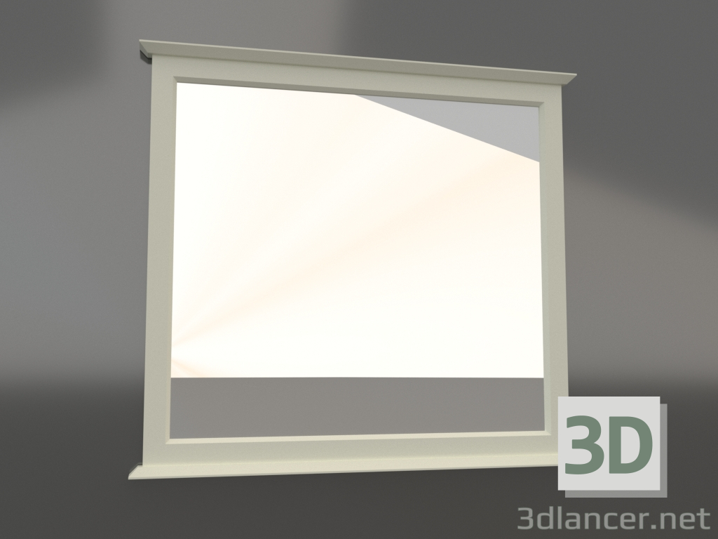 3D modeli Kantara 105 ayna (fildişi) - önizleme 3D modeli Kantara 105 ayna (fildişi) - önizleme