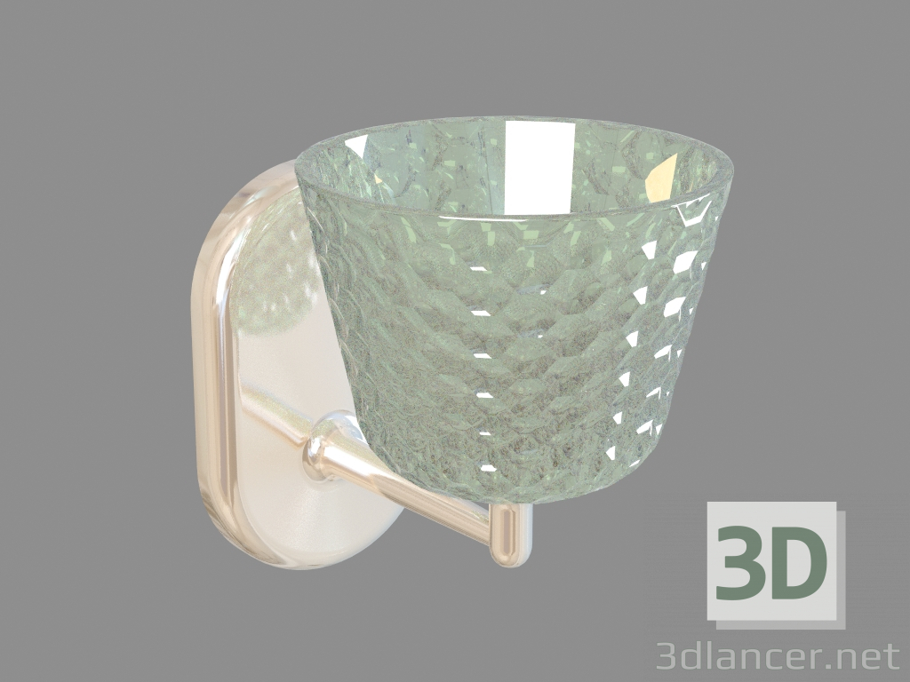 modello 3D Blocco Candy Light unit 1L Chrome - anteprima