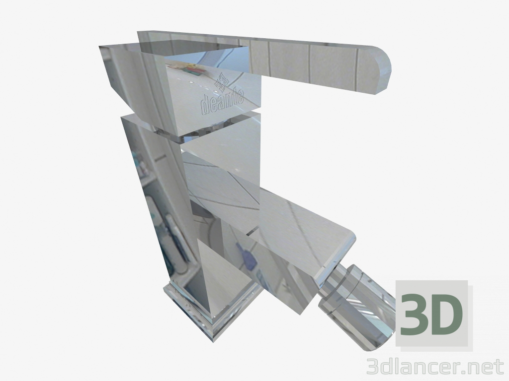 3d модель Змішувач для біде Cubic (BDD 031M) – превью