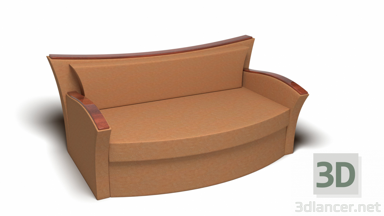 3D modeli "Bend" kanepe - önizleme