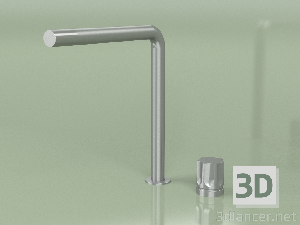 3d model Two-hole mixer with swivel spout (17 08 T, AS) - preview