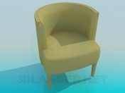 Stuhl mit vertikalen Rücken