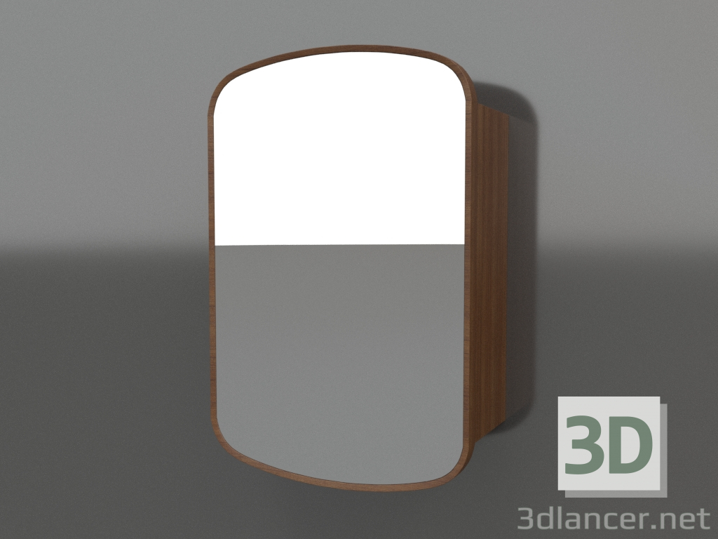 modèle 3D Miroir ZL 17 (460x200x695, bois brun clair) - preview