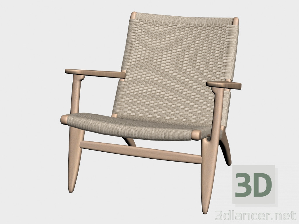 modello 3D Sedia per il relax (Ch25) - anteprima