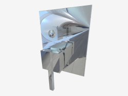 Misturador do chuveiro escondida com um interruptor para o chuveiro cúbico (BDD 044P)