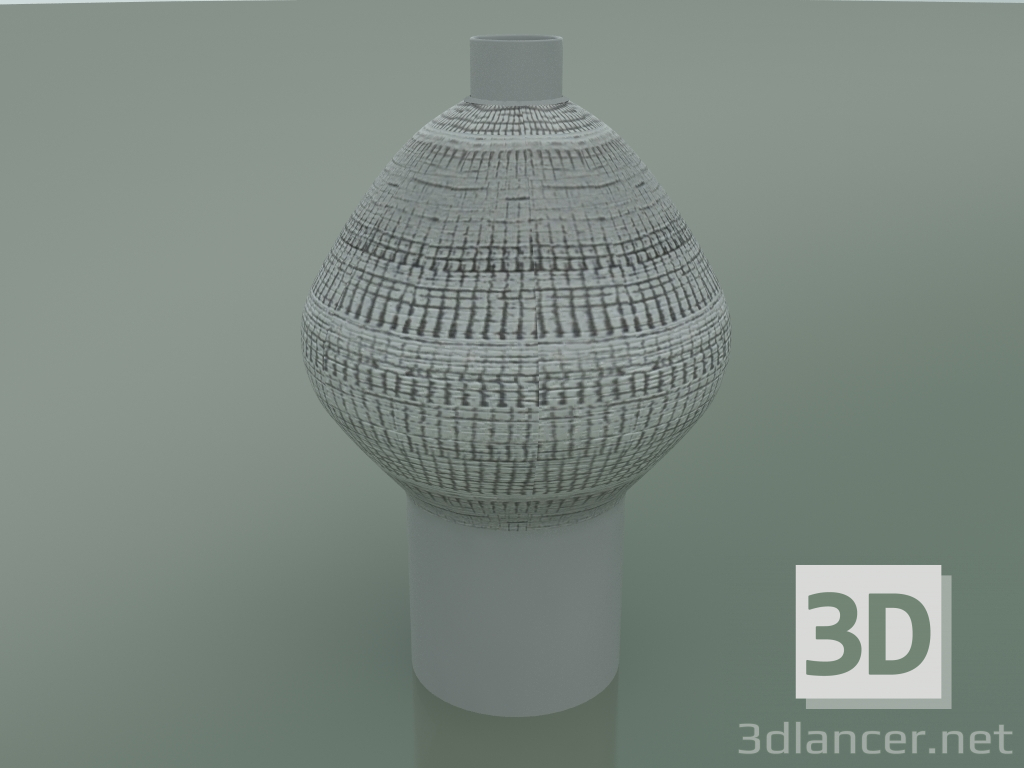 3D modeli Vazo Venissa (Q483 3X50 Beyaz) - önizleme