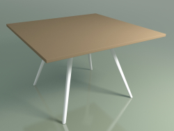 Square table 5413 (H 74 - 119x119 cm, laminate Fenix F05, V12)