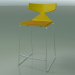 3d model Stackable bar stool 3712 (with cushion, Yellow, CRO) - preview