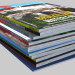 3d Set of magazines model buy - render