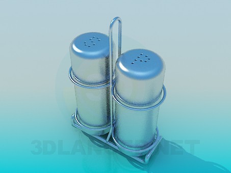 modelo 3D Saleros y pimenteros - escuchar modelo 3D Saleros y pimenteros - escuchar