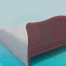 3d модель Велике ліжко – превью