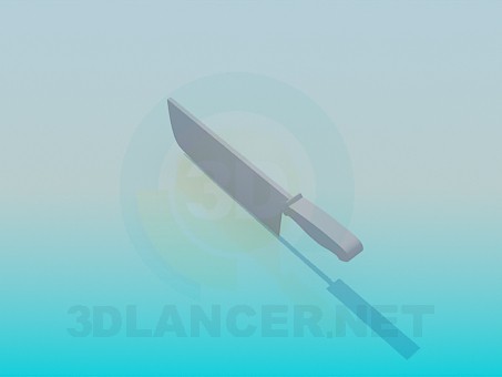 3d model Kitchen knife - preview