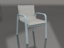 Dining club chair (Blue gray)