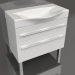 3d model Floor cabinet 80 cm (Mil.01.08.2n.W) - preview