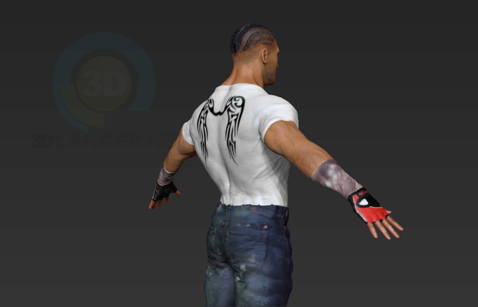 3d model hero - preview 3d model hero - preview