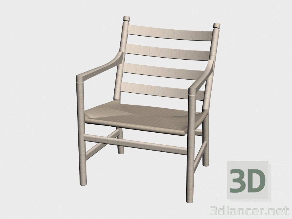 modèle 3D Chaise pour se détendre (CH44) - preview