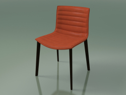 Chair 0356 (4 wooden legs, upholstered, wenge)