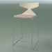 3d model Stackable Bar Stool 3712 (with cushion, White, CRO) - preview