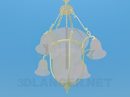 3d model Chandelier-Bell - preview 3d model Chandelier-Bell - preview