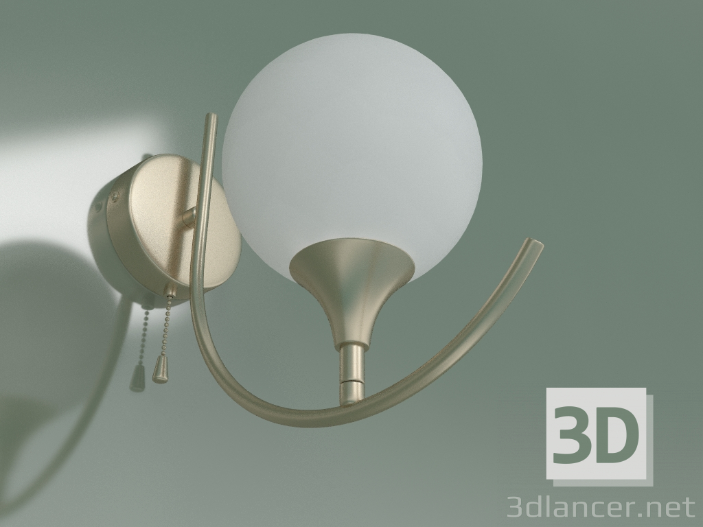 3D modeli Aplik 70101-1 (altın) - önizleme