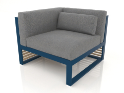 Modular sofa, section 6 left (Grey blue)