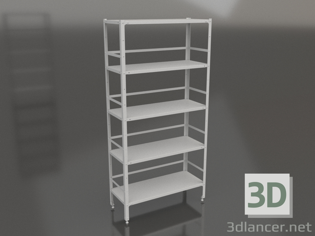 3d модель Стелаж лабораторний з обмежувачами СТ-13-4 – превью 3d модель Стелаж лабораторний з обмежувачами СТ-13-4 – превью