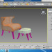 3d Chair with atomankoj model buy - render