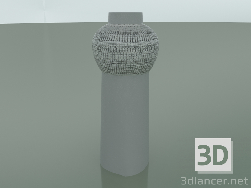 modèle 3D Vase Venissa (Q484 3X60 Blanc) - preview