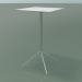 3D Modell Quadratischer Tisch 5747 (H 103,5 - 59 x 59 cm, ausgebreitet, Weiß, LU1) - Vorschau