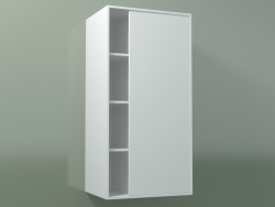 Wall cabinet with 1 right door (8CUCСDD01, Glacier White C01, L 48, P 36, H 96 cm)