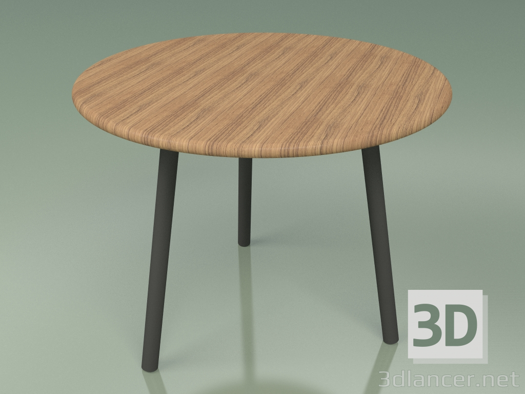 3d model Coffee table 013 (Metal Stone, Teak) - preview