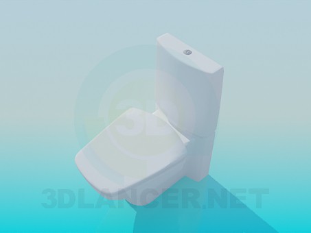3d model Toilet with unusual forms - preview 3d model Toilet with unusual forms - preview