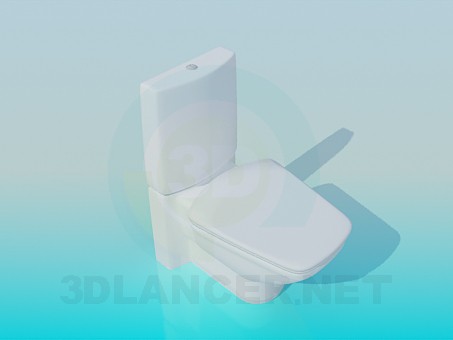3d model Toilet with unusual forms - preview 3d model Toilet with unusual forms - preview