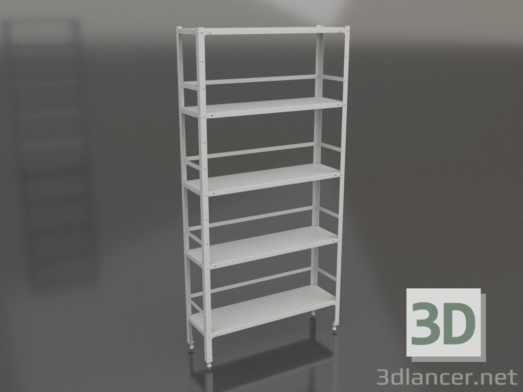 3d модель Стелаж лабораторний з обмежувачами СТ-13-3 – превью 3d модель Стелаж лабораторний з обмежувачами СТ-13-3 – превью