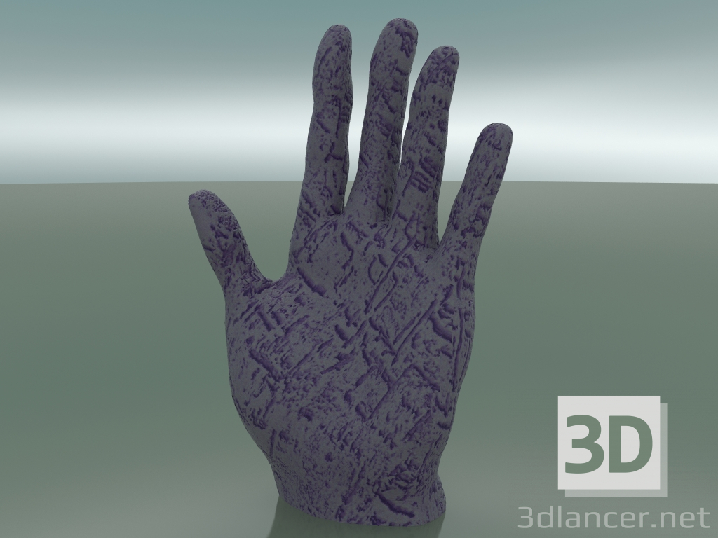 3D modeli Heykel Buongiorno (Goodmorning) (Mor) - önizleme